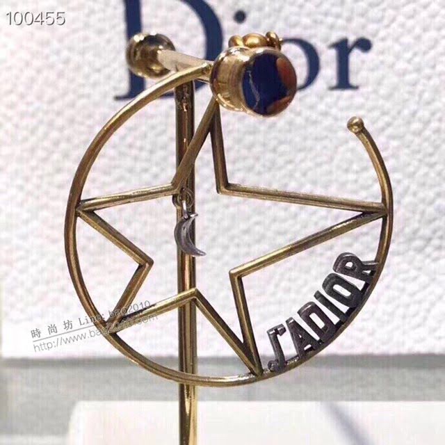 Dior飾品 迪奧經典熱銷款字母JADIOR月亮星星耳釘耳環  zgd1135